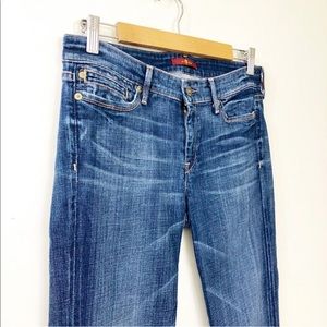 7 For All Mankind flare medium wash jeans